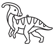 Závěsná sklíčka - 88. DINO-PARASAUROLOPHUS