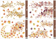 6848 Okenní fólie podzimní větve 30x42 cm-1
