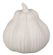 41009 Dýně z porcelánu se zlatým stonkem bílá na postavení 8 x 8 cm-1