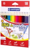 991088 Pastelky školní ERGO 18 ks, Centropen-1